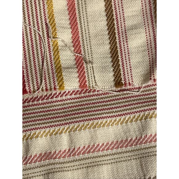 Striped Vintage Fabric 476x56” Brocade - Picture 3 of 3